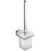 Aqualine Apollo - Wand wc-borstelhouder, melkglas 1416-08