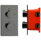 Best design Douchekraan inbouw moya thermostaatkraan 2-weg gunmetal