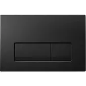 Geberit Bedieningsplaat delta 50 by mechanisch frontbediening mat zwart