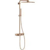 GROHE Regendoucheset euphoria smartcontrol system cube 31 cm met glijstang en handdouche warm sunset geborsteld