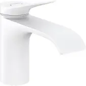 Hansgrohe Wastafelmengkraan Vivenis Eengreeps 80 Met Trekwaste Mat Wit