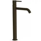 Tres Wastafelmengkraan study exclusive 38,5 cm 1-knop rond zwart brons