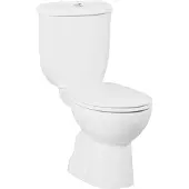 Boss & Wessing Toiletpot staand bws sedef met bidet achter aansluiting wit