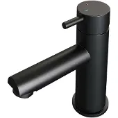 Brauer Wastafelmengkraan black edition coldstart opbouw laag korte ronde hendel mat zwart