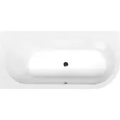 Polysan Astra L asymmetrisch bad 165x80x48cm, wit