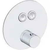 Sanilux Douchethermostaat Select Inbouw Rond Chroom (incl. inbouwdeel)