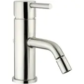 Sapho Bidetmengkraan minimal uitloop gebogen 1-hendel 15.8 cm rvs
