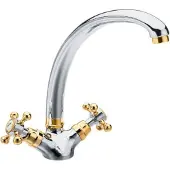 Hak Sapho ANTEA keukenkraan, hoogte 265 mm, chroom/goud