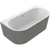 Allibert 826936 Ondina Vrijstaand Bad Gun Metal - 170 x 87 x 60 cm