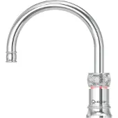 Quooker PRO 3 Chroom, Inclusief Classic Nordic Round, Single Tap Kokend Water met Kindveilige Bedieningsknop