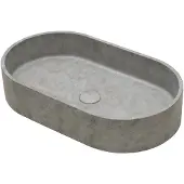 Ideavit Waskom idea.form 60x35x12 cm ovaal beton licht grijs