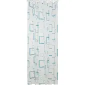 Sealskin Douchegordijn Retro Blue 180x200 cm