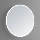 Sanilux Badkamerspiegel rond met spiegelverwarming led verlichting dimbaar 60x3 cm