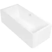 Polysan Ligbad marlene 195x85x63 cm asymmetrisch links wit