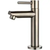 Sanilux Fonteinkraan 15,5x8,8 cm gun metal geborsteld