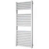 Boss & Wessing Designradiator bws ifona 123x50 cm 802 watt met middenaansluiting mat wit