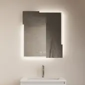 Gliss Design Badkamerspiegel melite 60x70 cm met led incl. Verwarming