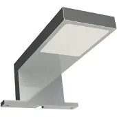Allibert Ledspot Toreno - Rechthoekig - Chroom - 4w - 3200k - Ip44