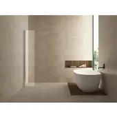 Wiesbaden Comfort zijwand draaibaar met muurprofiel 400 x 2000 x 10 mm nano helder glas/chroom