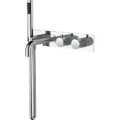 Boss & Wessing Badkraan bws exclusive thermostaat inbouw 2-knops chroom