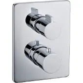 Van Marcke GO Thermostatische Inbouw Douchekraan VMK 20x15 cm Incl. Easy Move Chroom