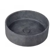 Ideavit Waskom idea.ora 39x39x12 cm rond beton donker grijs