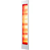 Sunshower Deluxe inbouw infrarood en UV lamp 187x32x17cm white