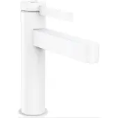 Hansgrohe Finoris - Wastafelmengkraan - Ééngreeps bediening - CoolStart energiebesparend - Met afvoerplug - 110mm - Mat Wit