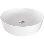 Boss & Wessing Waskom bws xtreme opbouw wastafel rond 40 cm glans wit