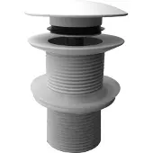 Boss & Wessing Clickwaste afvoerplug bws karsten verlengd 5/4" mat wit