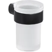 Gedy Pirenei Bekerhouder, matglas, mat zwart