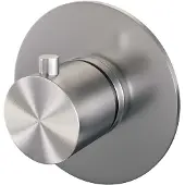 Brauer Brushed Edition losse inbouwthermostaat met in- en afbouwdelen RVS geborsteld PVD