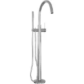 Brauer Chrome Carving vrijstaande badkraan set 1 chroom
