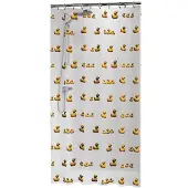 Sealskin Douchegordijn Duckling Geel PVC 200x180 cm