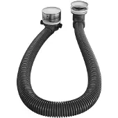 Brauer Badafvoer met Overloop Badvulcombinatie Chrome Edition Chroom