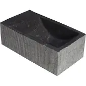Forzalaqua kalmar xs hardsteen gefrijnd zonder kraangat links 29x16x10 cm