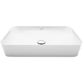 Boss & Wessing Opbouw wastafel bws juno 60x40 cm keramiek mat wit