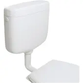 Plieger Rhein Laaghangend Reservoir - Single Flush - Wit - Stortbak