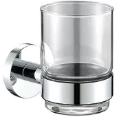 Plieger Vigo glashouder met glas chroom