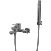 Sanimar Bad/douchekraan tirreno compleet gunmetal