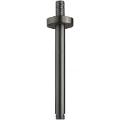 Wiesbaden UniMatch douchearm met plafondbevestiging 20 cm gunmetal
