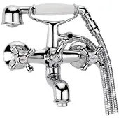 A&n&a aqualine Badmengkraan Victoria met Handdouche 2-knop 15.9 cm Chroom