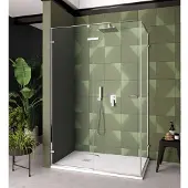 Lacus Zijwand s. Pietro 80x200 cm aluminium profiel chroom