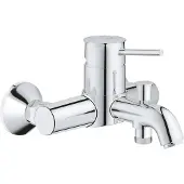 GROHE Badkraan start classic met omstel met koppelingen chroom