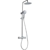 Sanilux Regendouche Chicago Opbouw 25 cm Met Handdouche Chroom