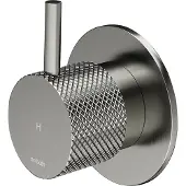 Hotbath Cobber X CX010HEXT Afbouwdeel - Inbouw Stopkraan Warm Geborsteld Nikkel - Kranen, Douchekranen, Inbouw Douchekranen - 8720143179402 - Kranen, Douchekranen, Inbouw douchekranen