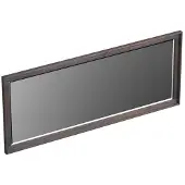 Forzalaqua Spiegel Reno 100x2x80 Cm Eiken Charcoal