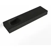 Mondiaz LEX Urban vrijhangende solid surface wastafel 120cm. Positie wasbak links
