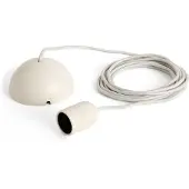 HAY Hanglamp Common, dimbaar, wit / opaal, Woon-/ Eetkamer, Kunststof, hanglamp