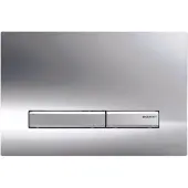 Geberit Sigma50 bedieningsplaat - 2-toets spoeling - vierkant - glans chroom 115.788.21.2